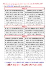 Chuyên đề Đại số Lớp 10 Đại số